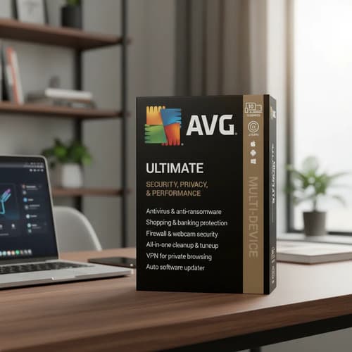 AVG Ultimate 2025 Antivirus Digital 1 Año 10 Dispositivos, imagen 2