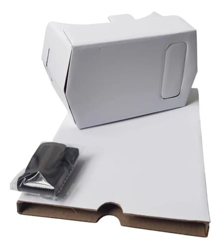 Gafas Realidad Virtual Cardboard De Cartón Vr Blanco Blanco, imagen 3