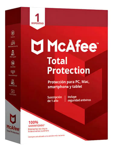 Antivirus McAfee Total Protection 1 Dispositivo 1 Año, imagen 2
