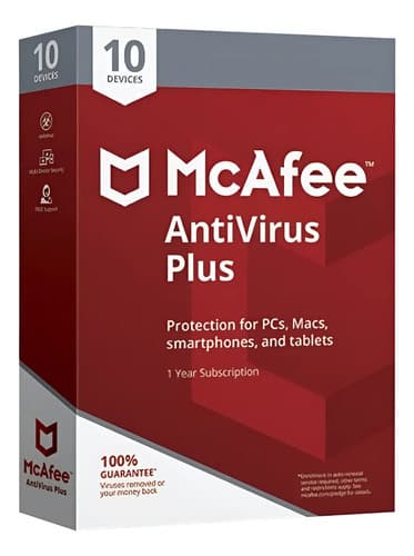 Antivirus McAfee Plus 10 Dispositivos 1 Año Windows 10 Y 11, imagen 2
