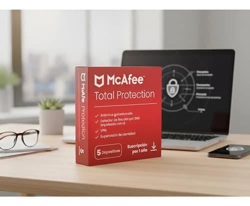 Antivirus McAfee Total Protection 1 Año 5 Dispositivos, imagen 2