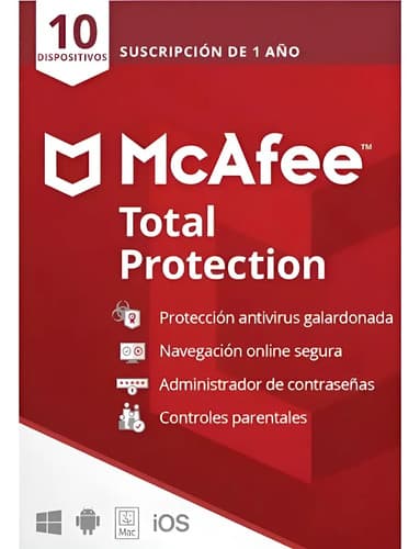 McAfee Total Protection 2026 Digital 1 Año 10 Dispositivos, imagen 4