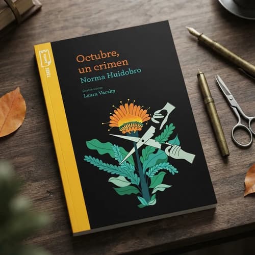 Octubre, Un Crimen  Norma Huidobro  Libro Físico, imagen 3