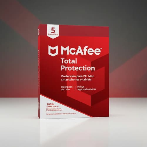 Antivirus McAfee Total Protection 1 Año 5 Dispositivos, imagen 3